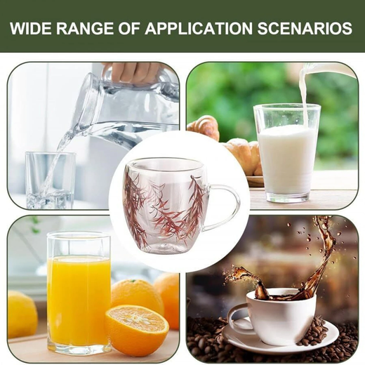 Double Wall Glass Mug - 250ML - Image 2