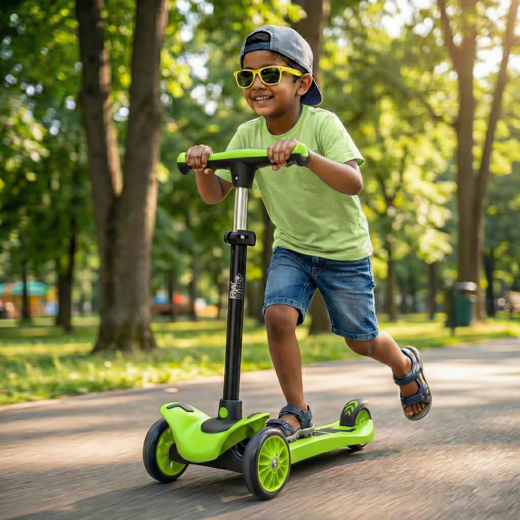 FLYI 3 Wheel Kick Scooter for Kids Balancing Skills(3+ Years)