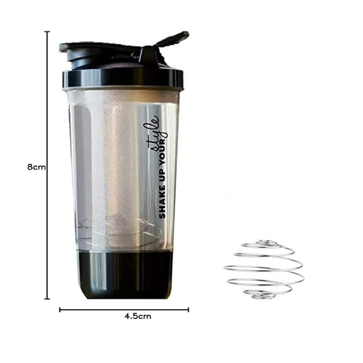 600ML Protein Shaker Gym Bottle - Image 3