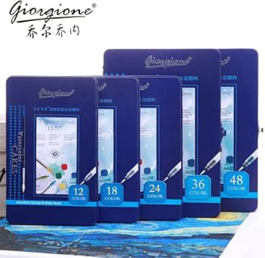 Watercolours Cakes (24 PCS) - Image 2