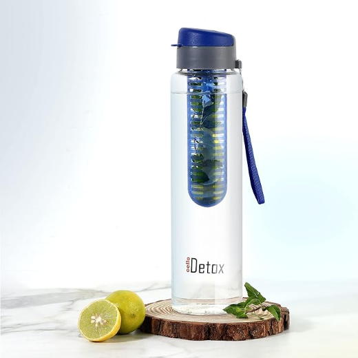650 ML Plastic H20 Water Bottle With Fruit Infuser