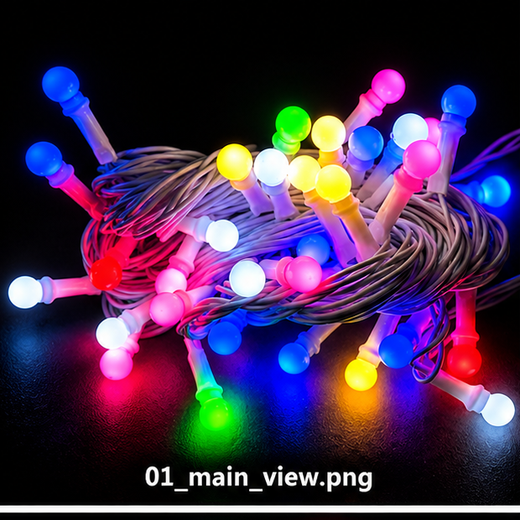 11M Angoor Premium Multicolour String Light (42 Bulb) (Print: 15M) 🍇✨