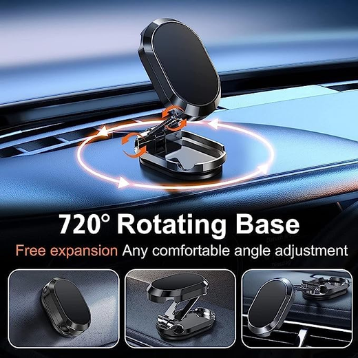 Foldable Magnetic Car Phone Holder - Image 3