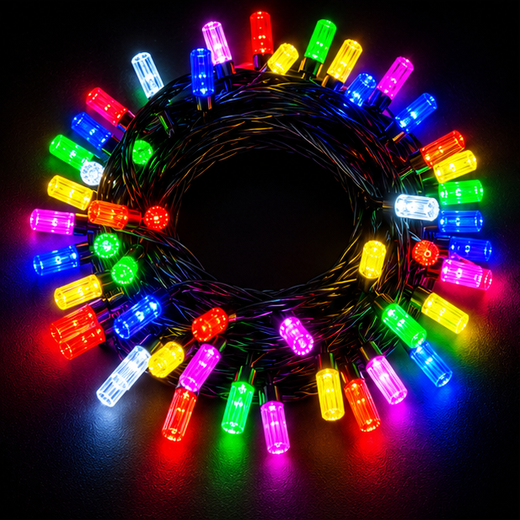80M Sugarcane Multicolour String Light (400 Bulb) (Print: 115M) ✨ - Image 3