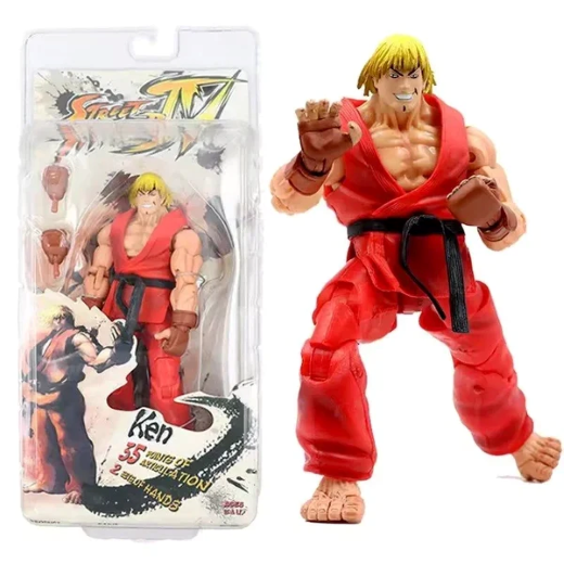 Ken Masters Street Fighter Action Figure Collectible - Image 4