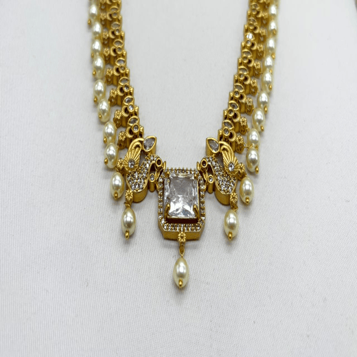 Gold Short Necklace - Image 2