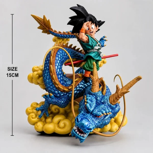 Small goku on shenron