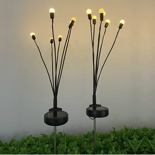 Firefly Solar Garden Lights 2 Piece (8 Led Per piece)