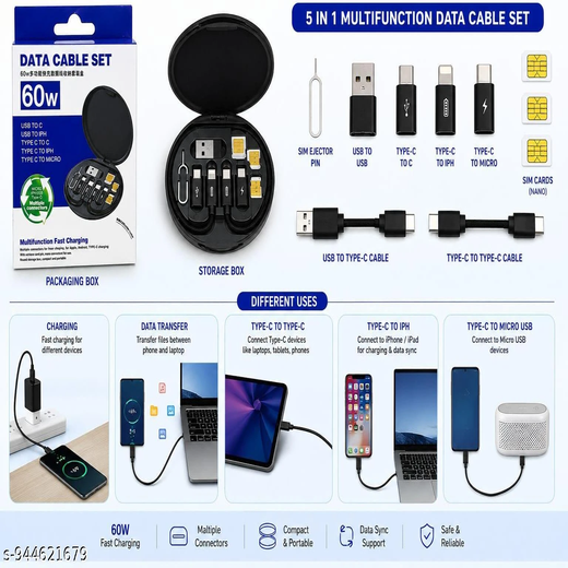 Travelling Data Cable Set - Image 3