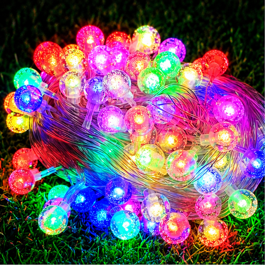 48M Crystal Ball Multicolour String Light 96 Bulb (Print 70M) 🔮 ✨