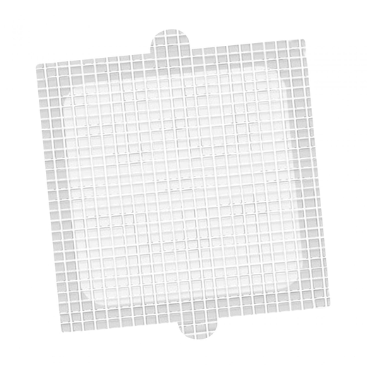 Square Disposable Shower Drain Hair Catcher Mesh Sticker (10Pcs) - Image 4