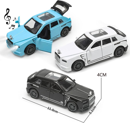 Mini Rolce Royce Cullinan Suv Diecast Car (Light & Music) - Image 3