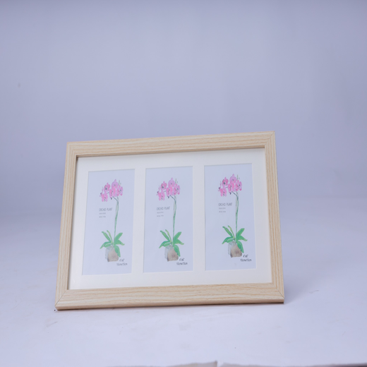 Wood collage photo frame display picture - Image 4