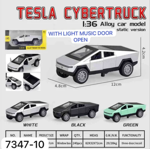Mini Tesla Cyber Truck (Light & Music)
