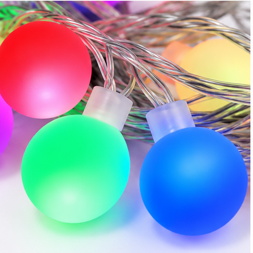 15M Multicolour Jumbo Imperial Ball String Light (50 Bulb) (Print: 30M) ✨ - Image 2