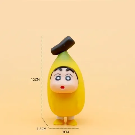 5pcs - banana Moneybank shinchan figurines Net price 145 - Image 2