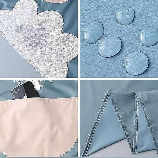 Waterproof Kitchen Apron With Pocket - Image 3