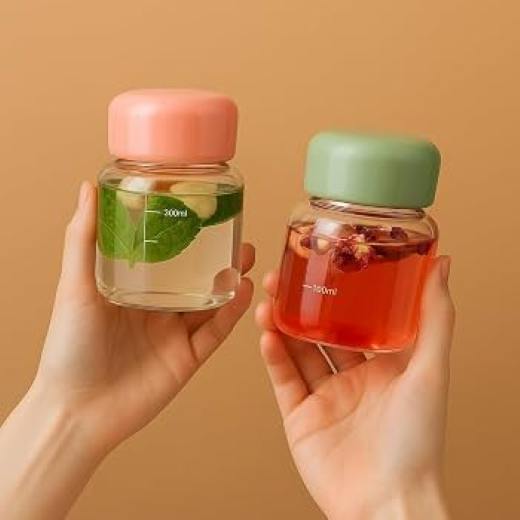 Glass Water Bottle300ML - Image 2