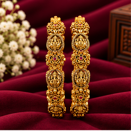 Nakshi Finishing With Lord Lakshmi Bangle