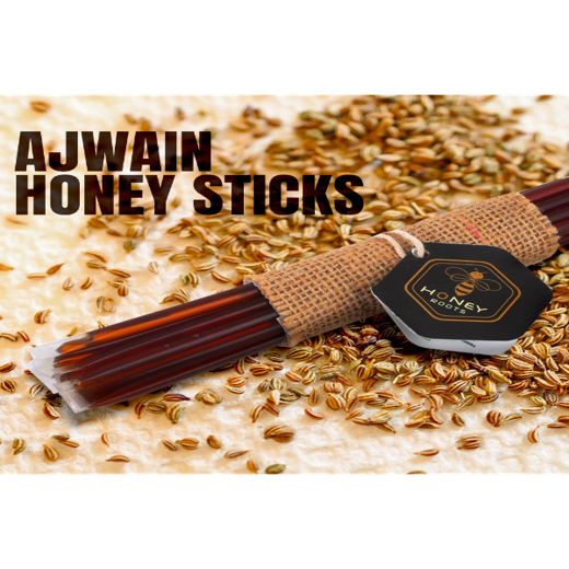 Ajwain Raw Honey sticks(bunchof 16 sticks)( 80g) - Image 3