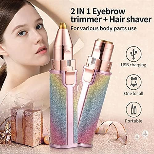3 in 1 Electric Rechargable Flawless Eyebrow Trimmer - Image 3