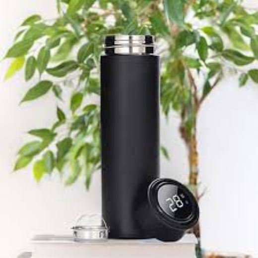 Black Temperature Flask Bottle - Image 4