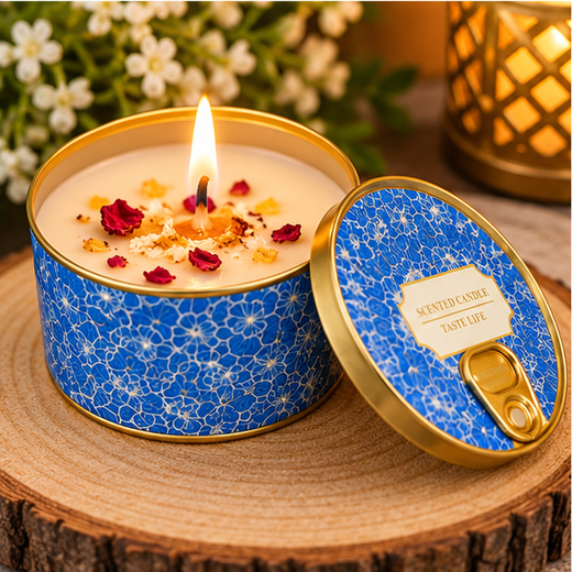 Beautiful Premium Tin Scented Candle (6 Piece Box) 🕯️ - Image 2