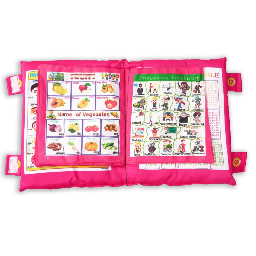 Baby Cushion Book Pillow (4 Colour Available)