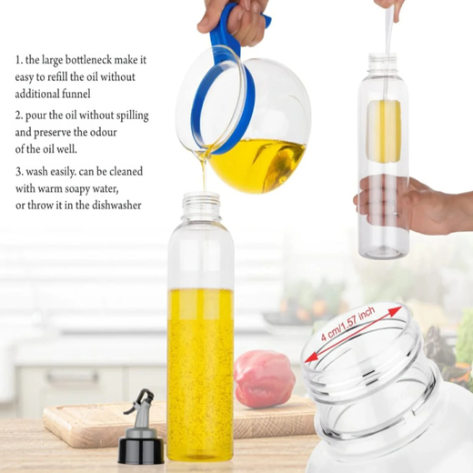 Plastic Oil Dispenser Bottle 1000ml - Image 2