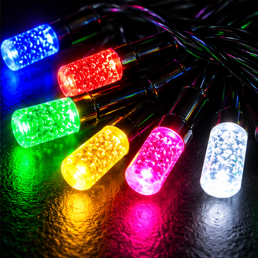7M Long Fiber / Pinchu Multicolour String Light (24 Bulb) (Print: 10M) ✨ - Image 4
