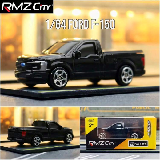 3pcs -RMZ City 1:64 ford F-150 black - net price 133 - Image 2