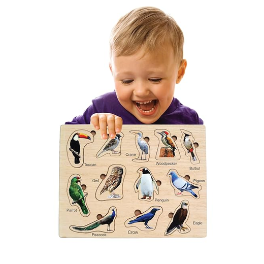 Wooden Birds Shape Puzzle - Image 2