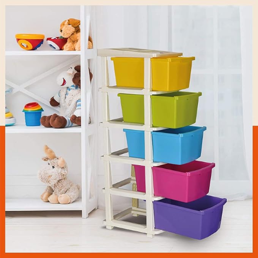 5 Layer  Drawer Container Modular Storage box - Image 2