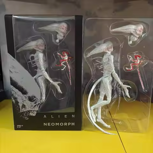 NCA -KO White Alien Covenant Neomorph 7 Action Figure Collection - Image 4
