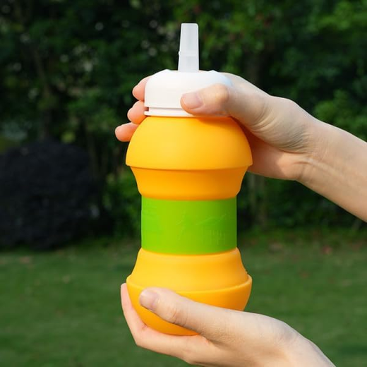 Silicone Foldable Sports Water Bottle - Image 4