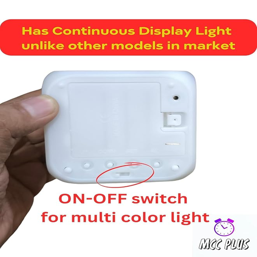 Automatic 7 Color Changing Clock - Image 2