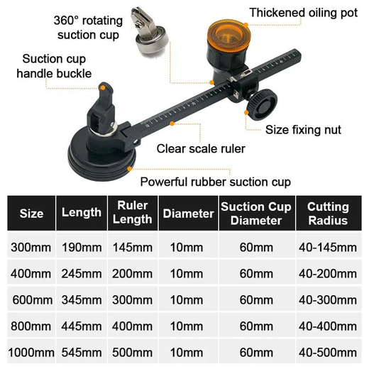 Round Suction Glass Cutter - Image 4