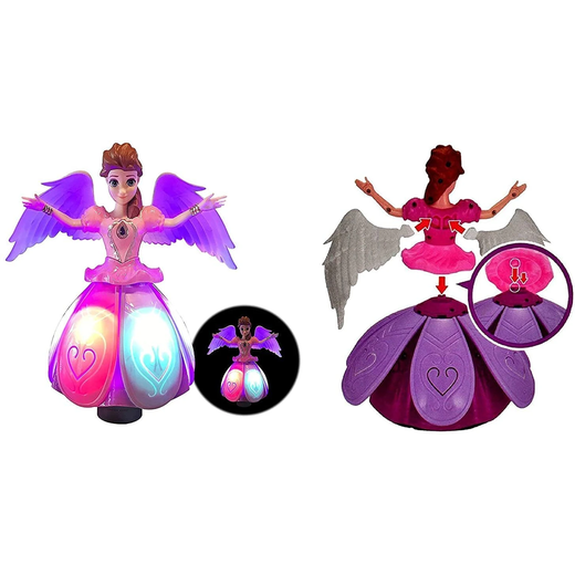 360 Degree Rotating Lighting Angel Girl - Image 4