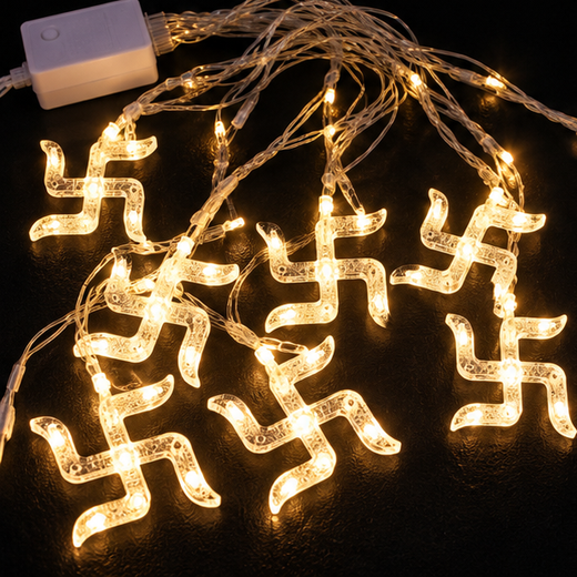 6*6 Swastik Curtain Light With Different Flashing Modes - Image 4