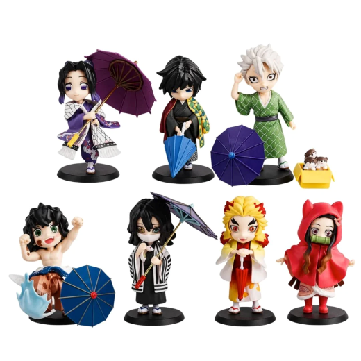 Demon slayer Rainy season set with umberella - Image 4