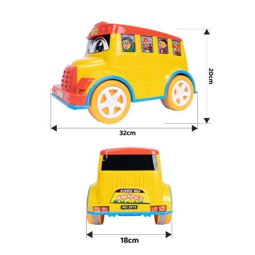 FLYI Kidee Bus - Friction Powered Toy Vehicle for Kids - Image 4