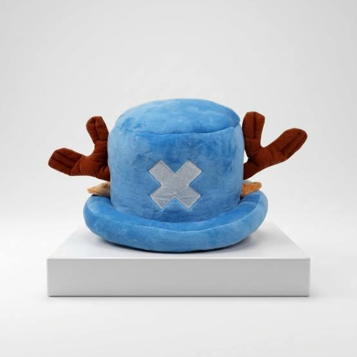 One Piece Tony Chopper Dark Pink Anime Cosplay Plush Hat