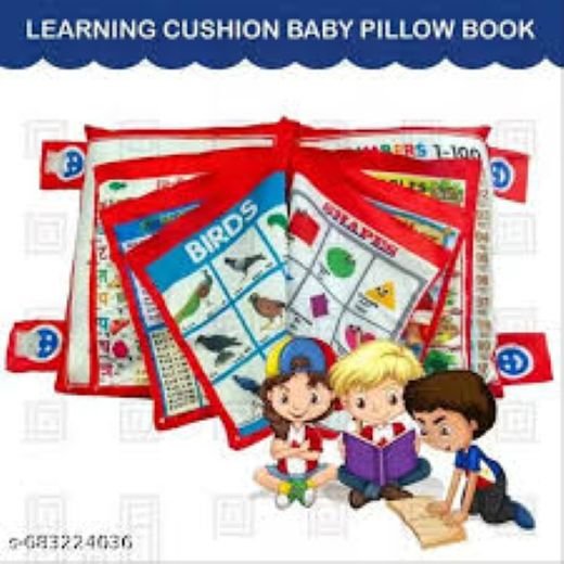 Baby Cushion Book Pillow (4 Colour Available) - Image 3