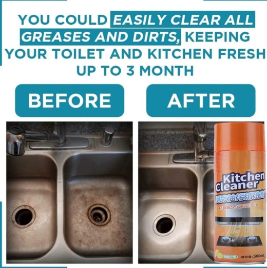 Kitchen Cleaner Foam Spray - Image 4