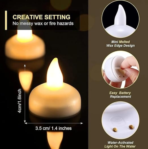 Wateproof Smokeless Led Light Diya - Image 3