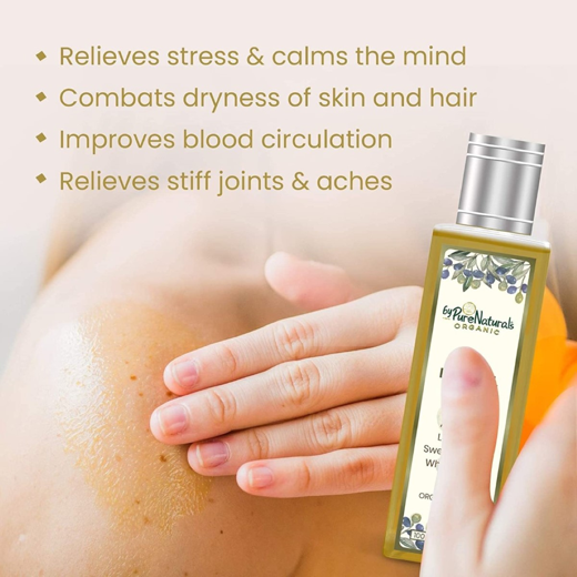 Organic After Bath Oil, 100ml | Jojoba and Almond | Body Massage Oil for Men and Women | Free From Parabens, Sulphates, Petrochemicals and Formaldehydes - Image 4