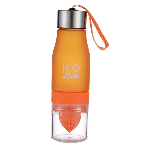 650ml Plastic H2O Water Bottle With Fruit Infuser - Image 2