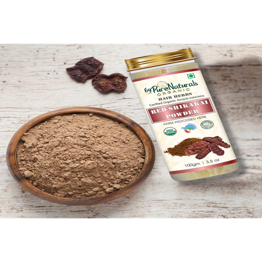 Natural Herbal Organic Red Shikakai Powder - Image 2