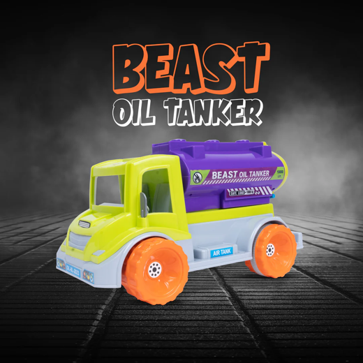 FLYI Friction Powered Beast Oil Tanker Truck Toy(2+ Years)