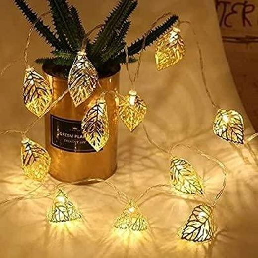 Metal Leaf LED Lights 10 Lamps Ligth - Image 2